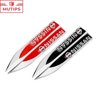 Fender Nissan 2 Pcs Marcador 3D Para RS Sports Versa Kicks Tiida March Sentra Livina gtr