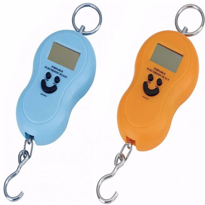 Balança Portátil Digital Mãos, Malas Bolsas Peixes Até 50kg