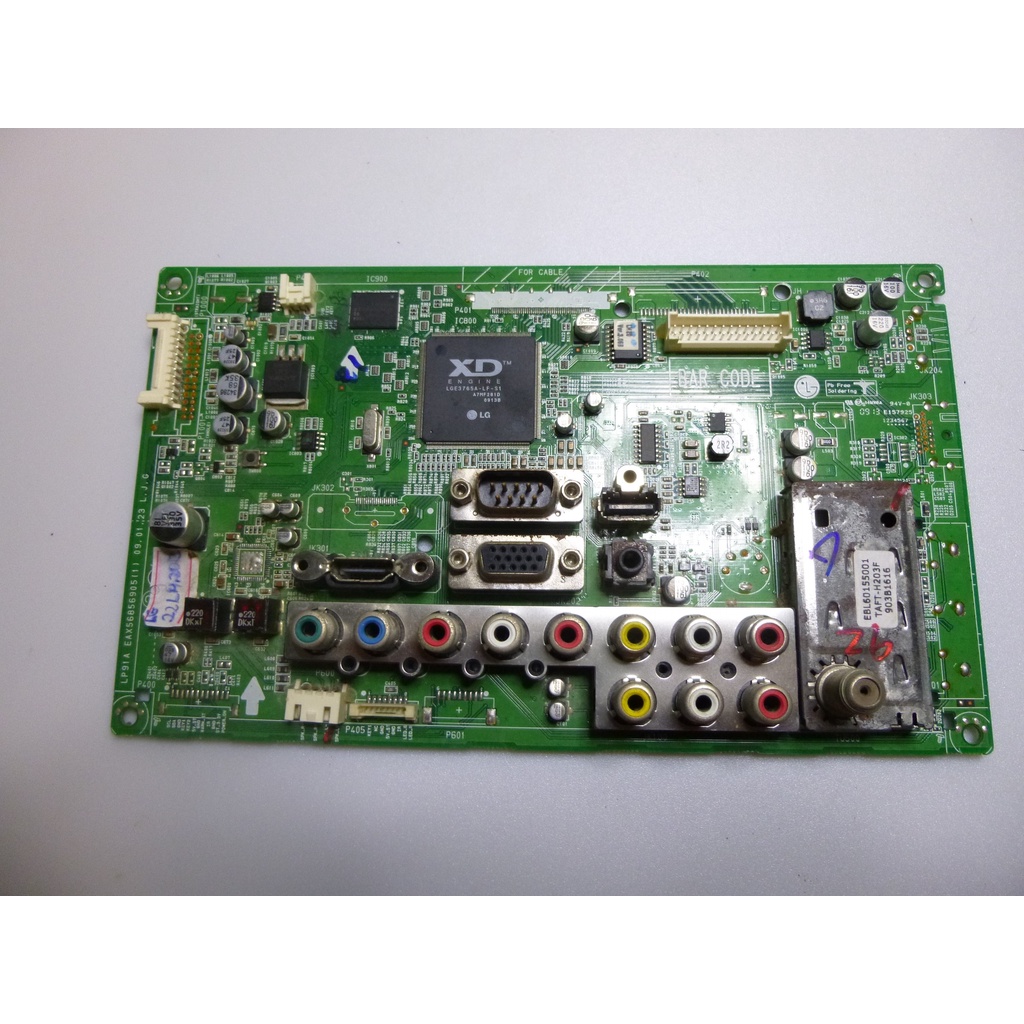placa principal tv lg 22lh20r / EAX56856905. detalhe leia.