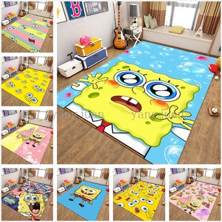 Bob Esponja Calça Quadrada Desenho Animado Torta Fofa Daxing Tapete Infantil Estudo Quarto Cobertor de Cabeceira Sofá Me