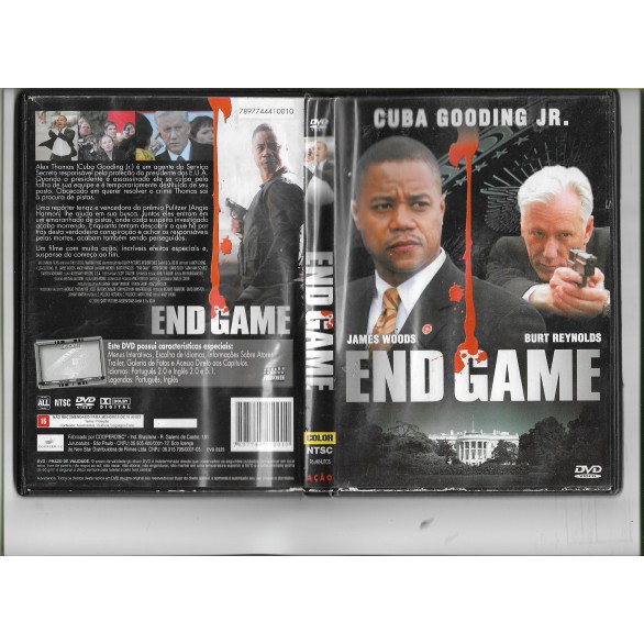 DVD End Game - Cuba Gooding Jr James Woods, Angie Harmon - Ação (Usado e Original)