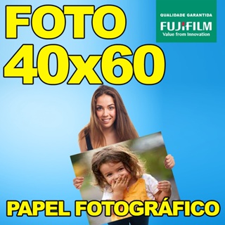 Impressão/ Revelação 40x60 Cm Papel Fotogáfico Fujifilm em Oferta na Shopee