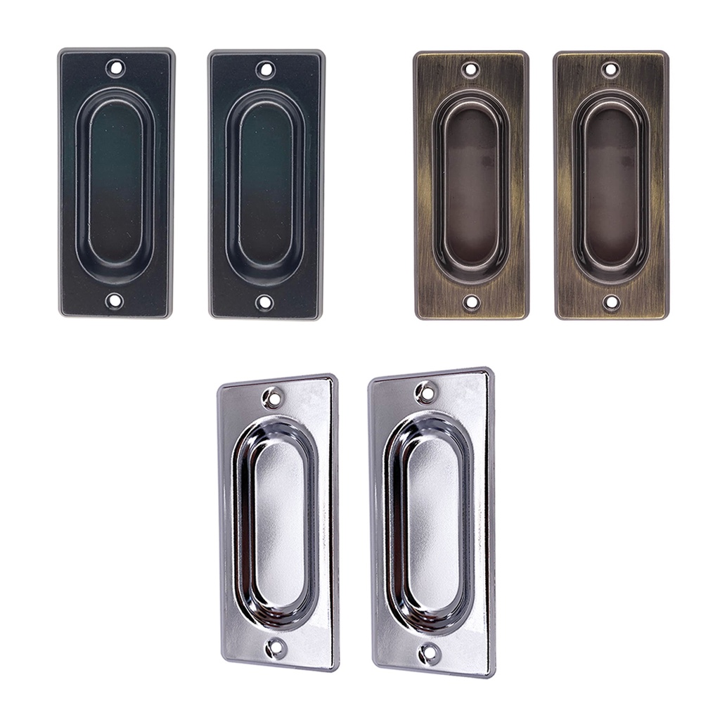 Puxador Concha De Embutir Para Porta De Correr União Mundial Várias Cores em Oferta na Shopee