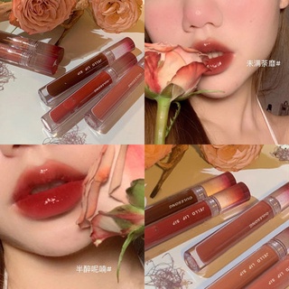 Oulesong Brilho Labial De Veludo Com Efeito Espelhado Não Gruda Em Copo Fosco Alto Valor Labial
