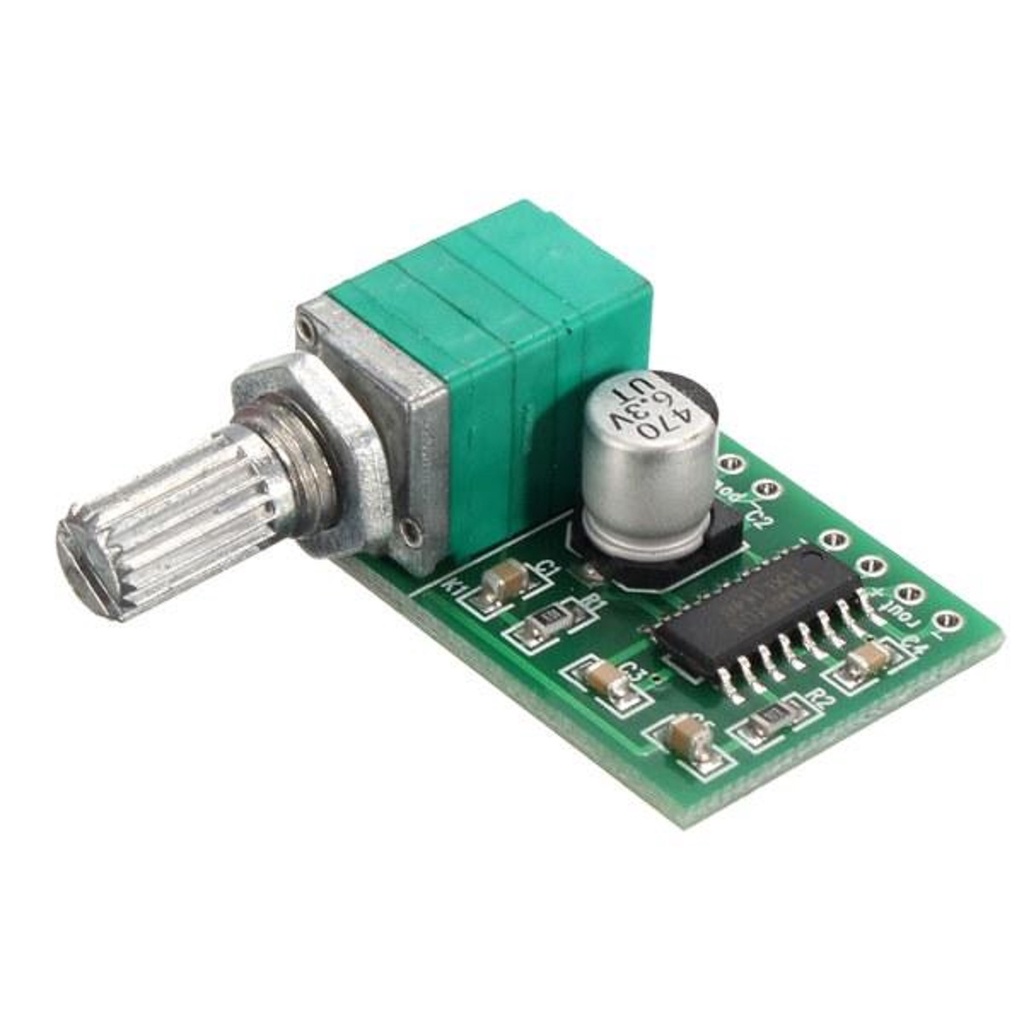 Módulo Amplificador Som 2ch 3w+3w Pam8403 Com Volume Stereo