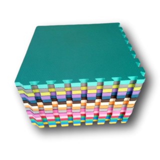 Kit 8 Tapetes Tatames Coloridos EVA 50 x 50 x 2cm 20mm com Borda Infantil Bebê Academia em Oferta na Shopee