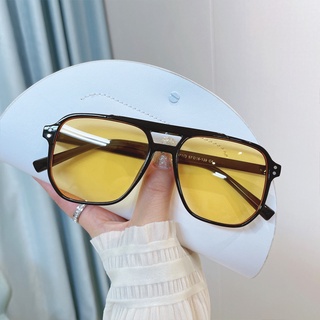 Óculos De Sol Quadrados Vintage Oversized Square Femininos De Marca De Luxo Pontos De Verão