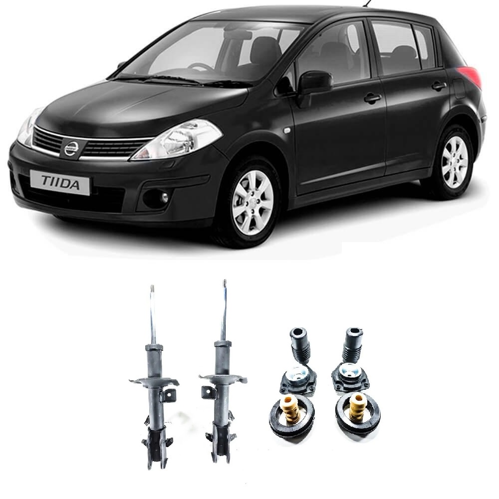 Amortecedor Kit Batente Nissan Tiida Dianteiro At O Par