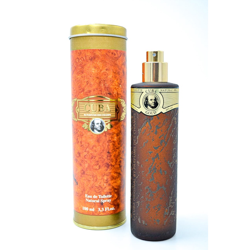 Perfume Importado Cuba Paris Gold Masculino - 100ml