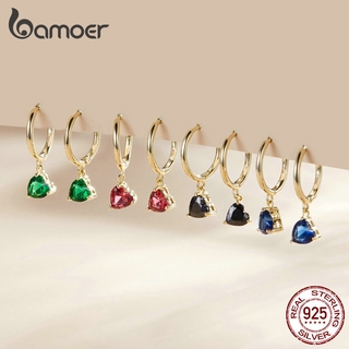 Bamoer Prata 925 Brincos Gotas De Água Doze Modelos Joalheria Para Mulheres Encaixa Presentes SCE1018