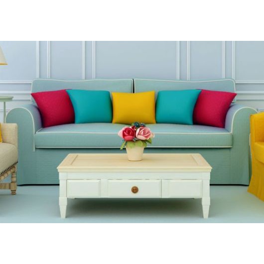 Almofada cheias 40x40 colorida pequena decorativa diversas cores para sofa  cama poltrona fotos enfeites de ambiente loja | Shopee Brasil