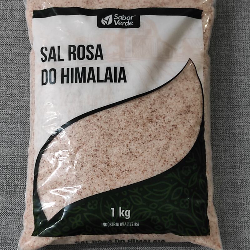 SAL ROSA DO HIMALAIA FINO 1KG (Sabor verde) UNIDADE