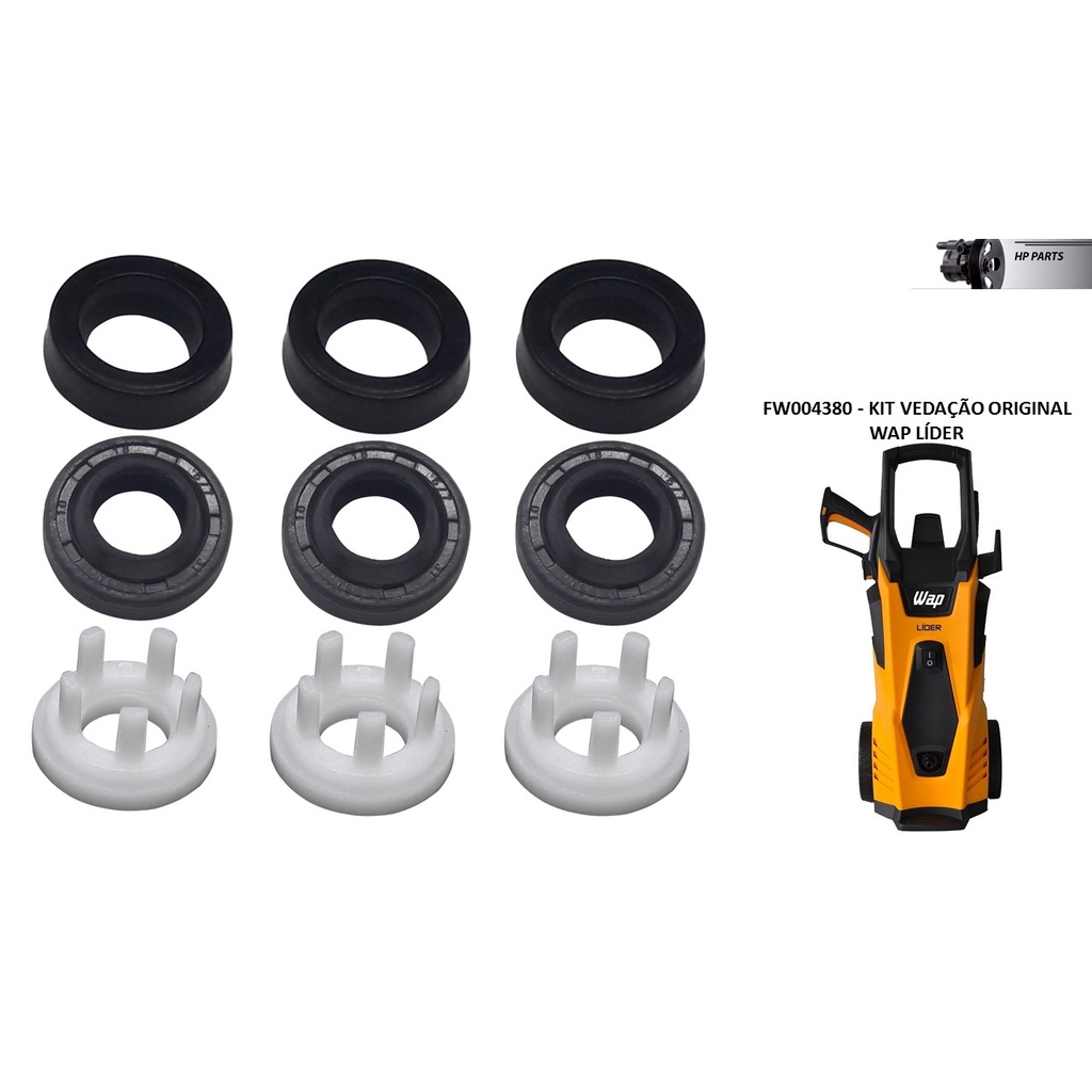 Kit Reparo Vedação Gaxeta Retentor Wap Lavadora Wap Lider