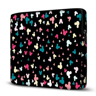 Capa para Notebook em Neoprene Minnie Mickey Coloridos