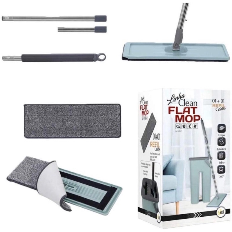 Mop Para Limpeza De Piso Flap MOP