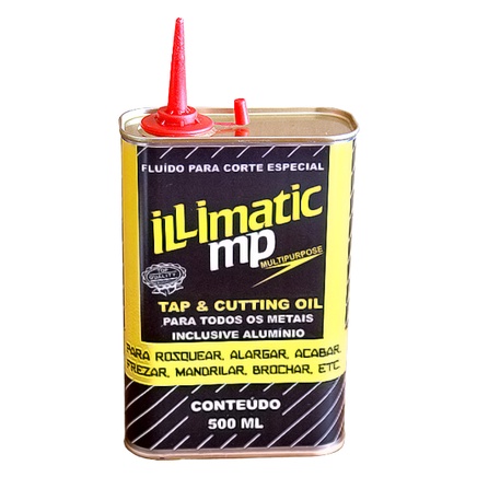 Oleo fluido de corte todos os metais Aluminio 500 ml Illimatic - Home & Living