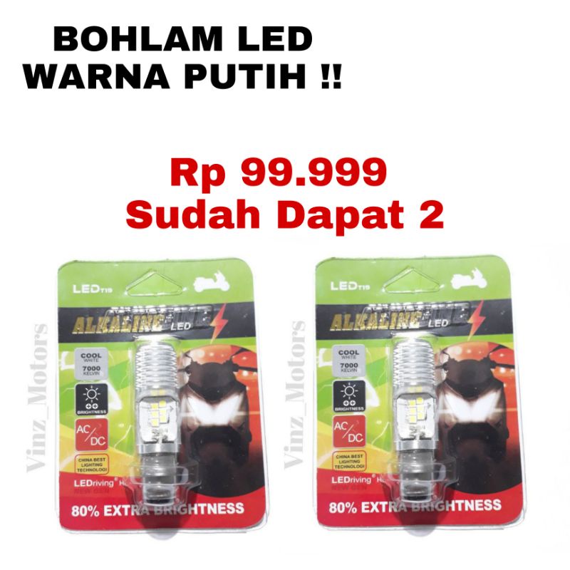 2 PCS Lâmpada De Farol LED/SUPRA X 125 Carbono/FI Injeção-JUPITER Z BURHAN/Antigo/Novo Robô/Z1-VARIO 110 TECHNO CW/125 C