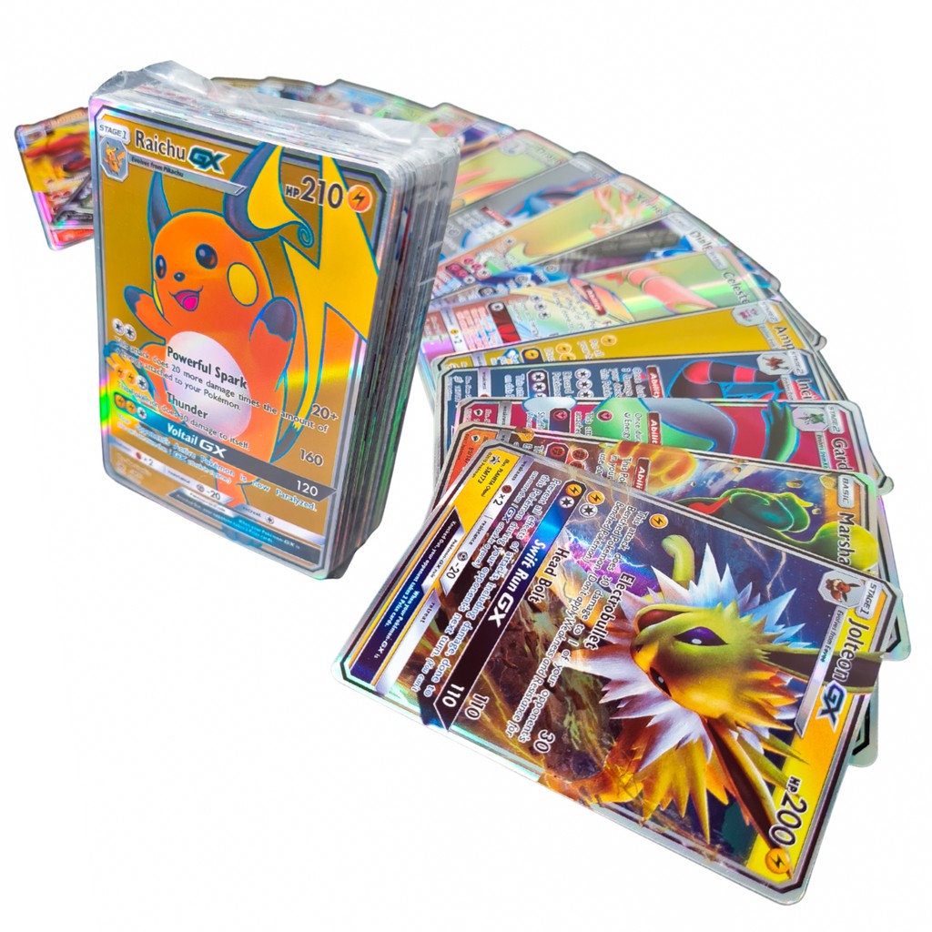 Lotes Pacotes de 5 - 30 Cartas Pokémon GX (Sem Repetidas