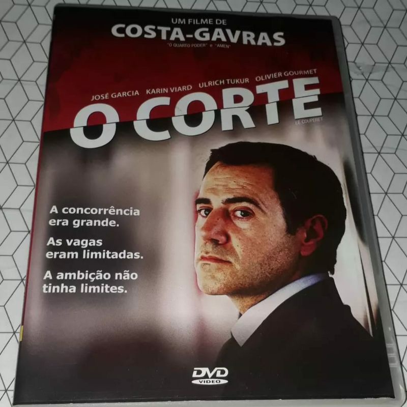 Dvd original O corte (Costa-Gravas)