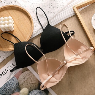 Sutiã sexy recolhido sem anel de aço