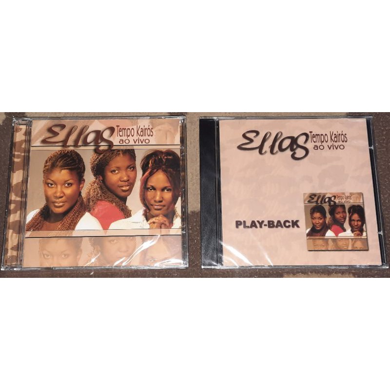 cd e Playback ellas tempo kairós ao vivo originais lacrados