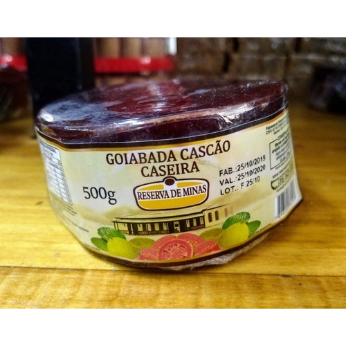 Goiabada Cascão Caseira 500g Reserva De Minas 1 Pacote