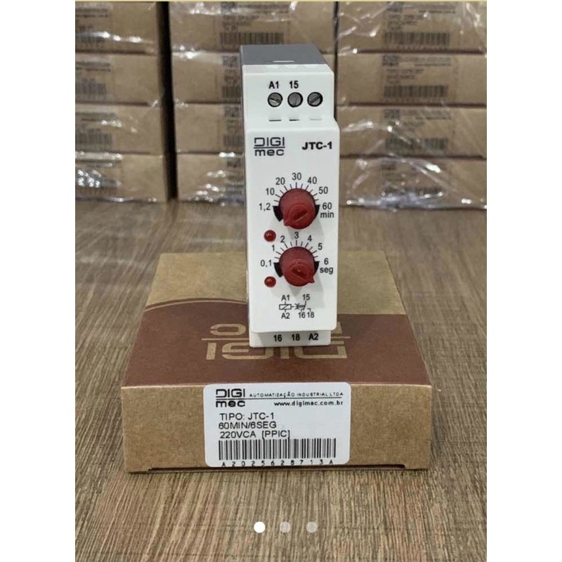 Relé De Tempo Cíclico Jtc-1 60min / 6seg 220v Digimec