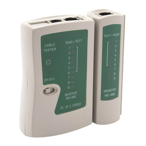 Testador Teste Cabo Rede Lan Rj45 Rj11 Telefonia Com Capa