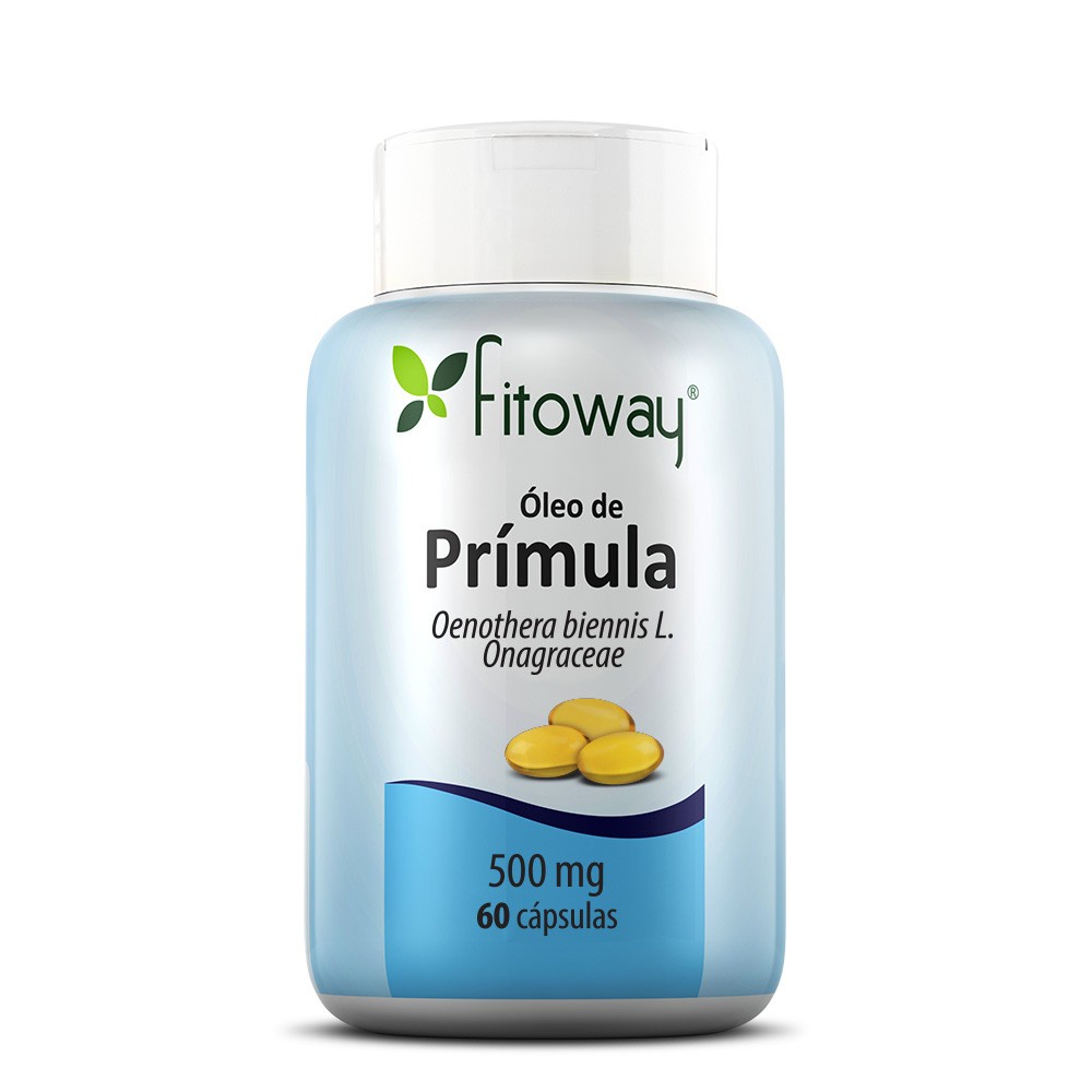 Óleo de Prímula 500mg 60 Cápsulas - Fitoway