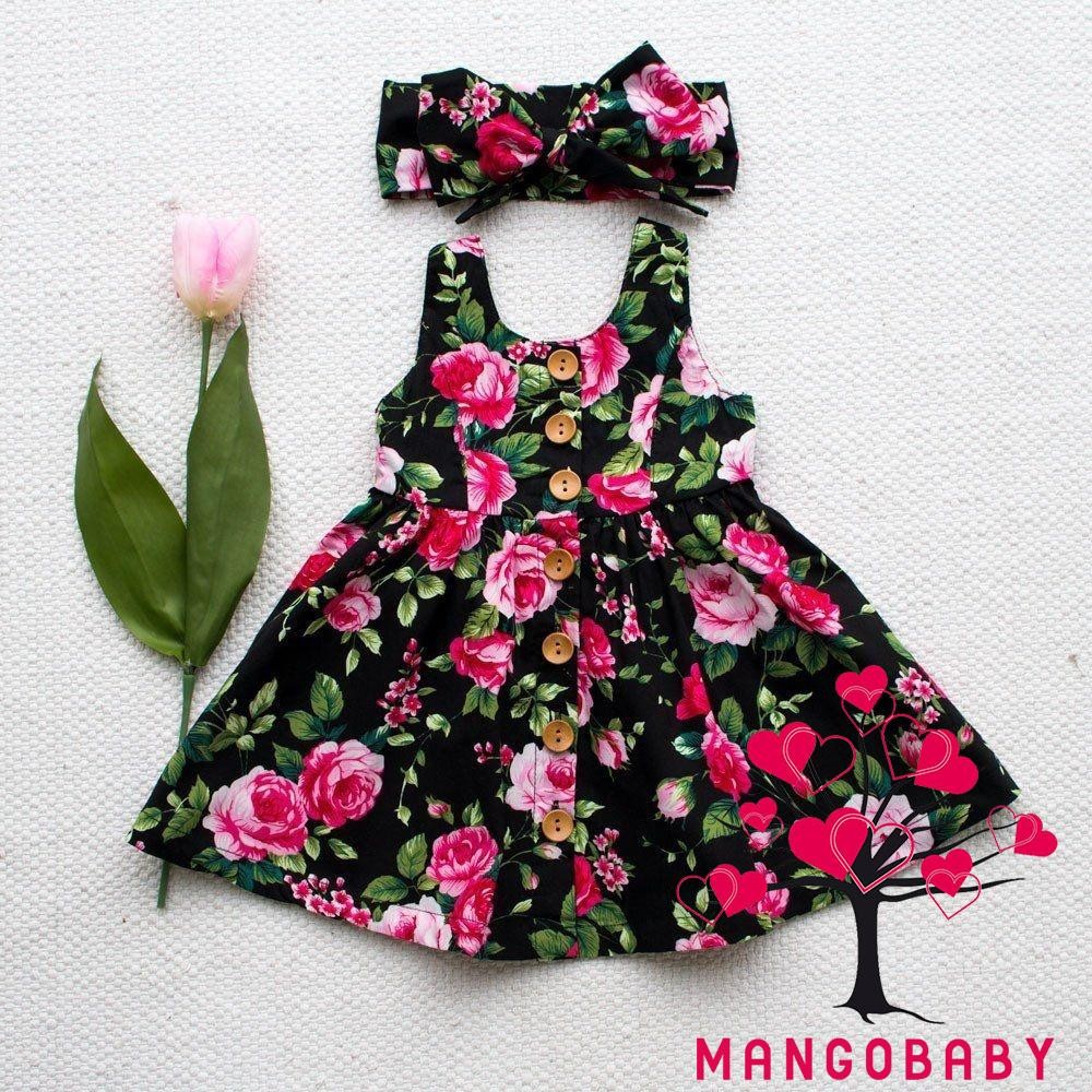 vestido floral para bebe