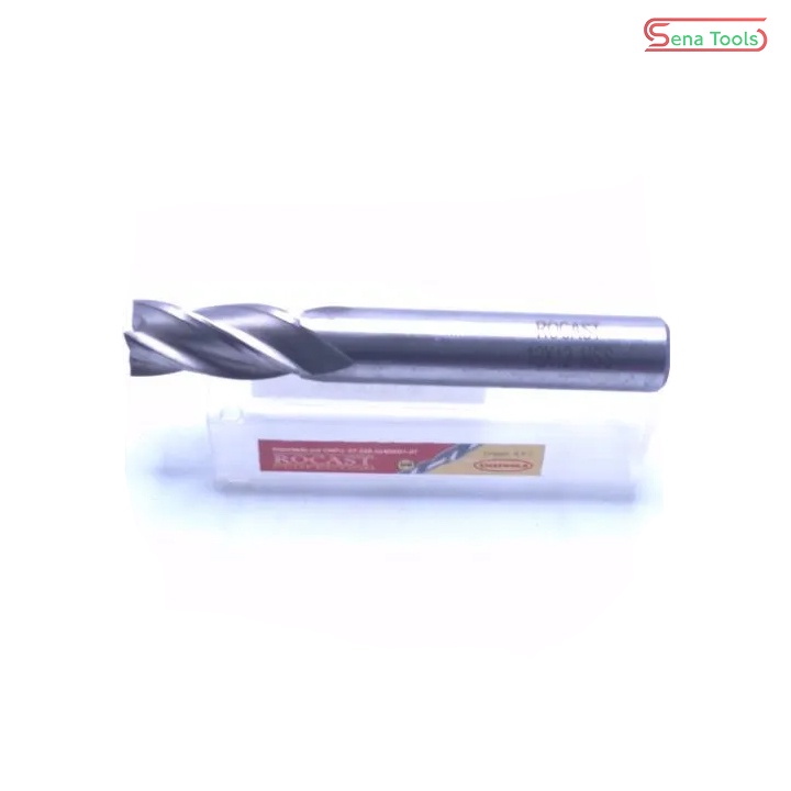 Fresa de Topo Aço Rápido Usinagem HSS Diam. 12 Mm Novo