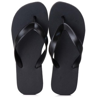 Chinelo Preto Liso Masculino Borracha C/ Tira Larga Liza Promoção