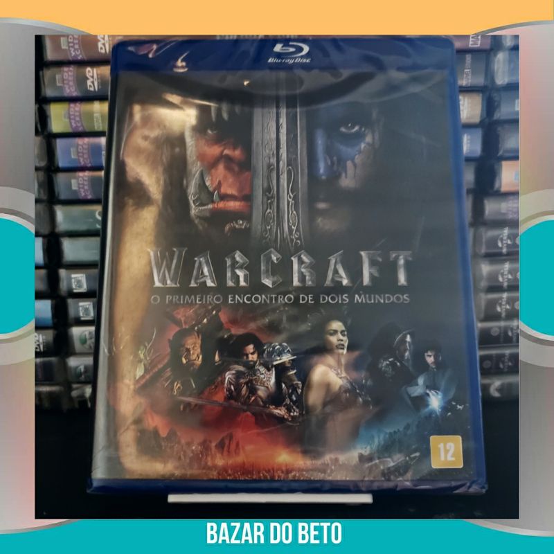 Bluray Filme Warcraft - O primeiro encontro de dois mundos (Lacrado) (Leia a Descrição)