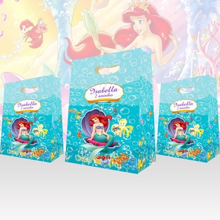 Sacolinhas Surpresa Ariel Pequena Sereia Lembrancinhas