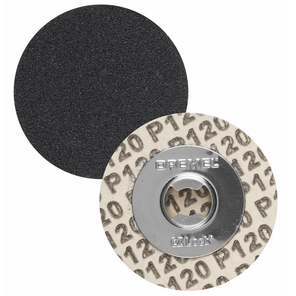 5 Discos de Lixa 30mm Grão 120 Dremel EZ412 Multiuso Ez Lock em Oferta na Shopee