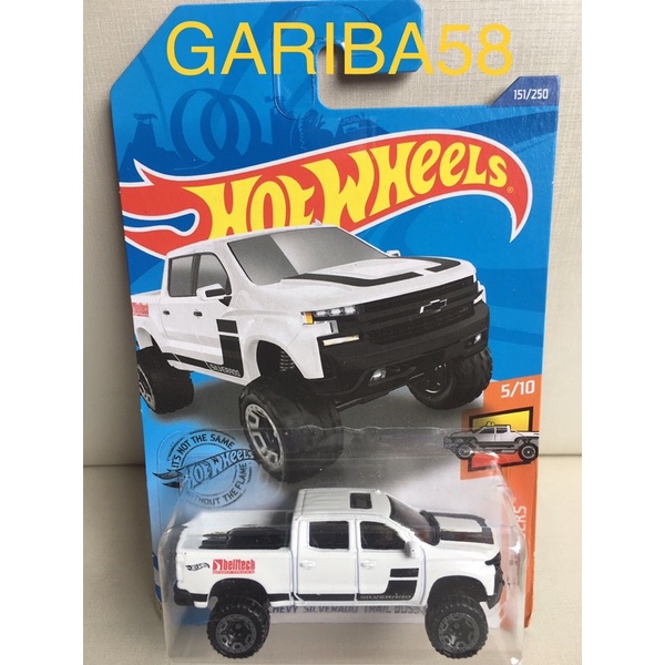 HOT WHEELS ‘19 CHEVY SILVERADO TRAIL BOSS LT 2020 TRUCKS GARIBA58
