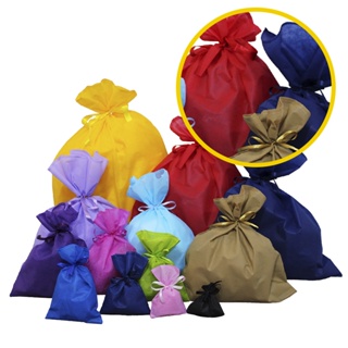 100 Sacos de Tnt 15x23 com Fita de Cetim em Oferta na Shopee