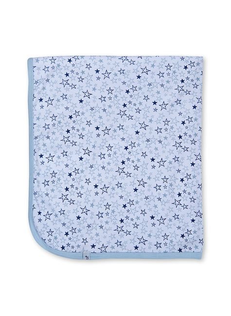 Manta Bebê Branco Estrela