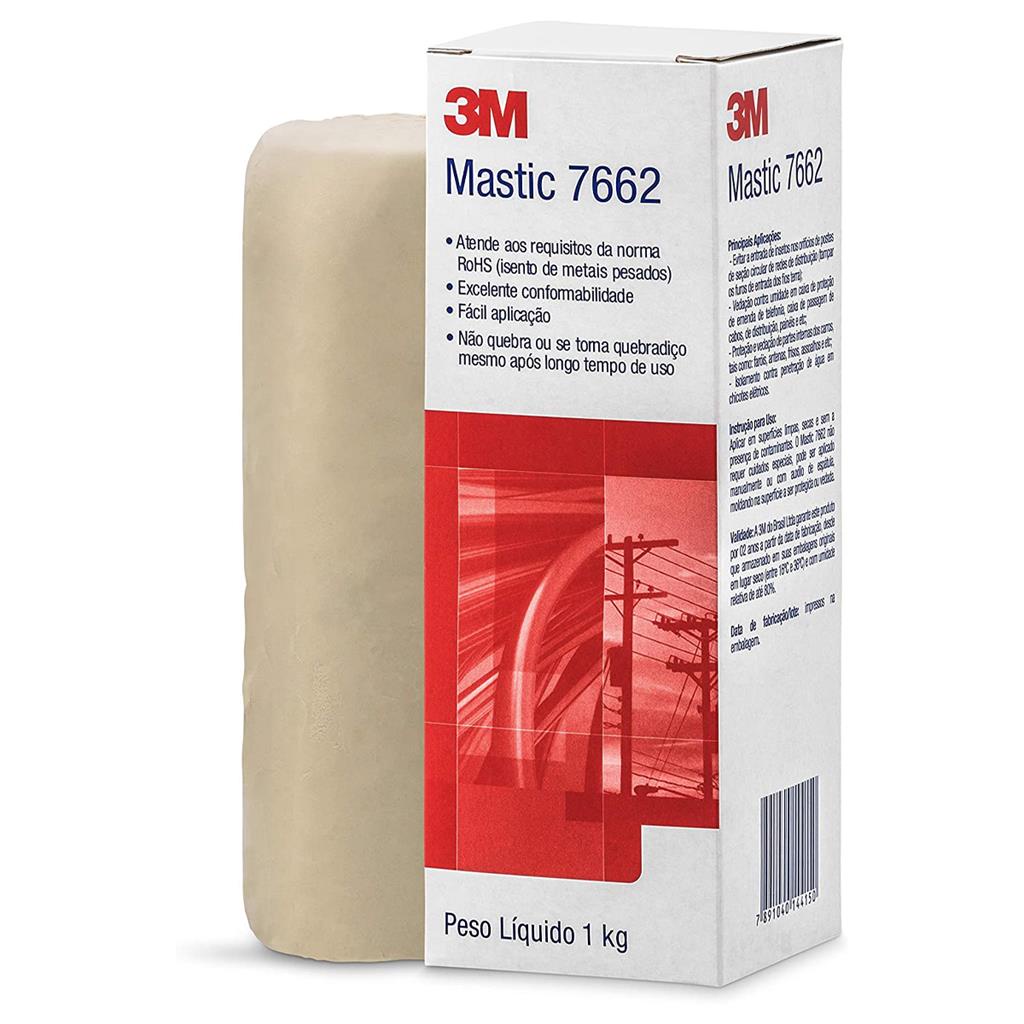 Massa De Calafetar Para Vedacao 1kg Mastic 3M Do Brasil em Oferta na Shopee