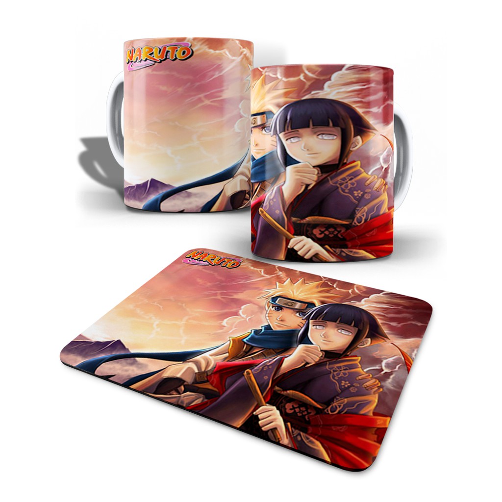 Kit Caneca e Mouse Pad Naruto