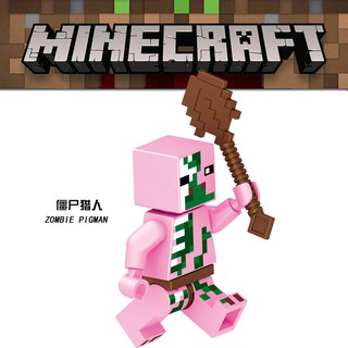 Lego Jogo Technic Minecraft Figura Brinquedos Personagens Steve Creeper  Zombie Enderman Blocos De Construção De Brinquedo Caçoa O Presente