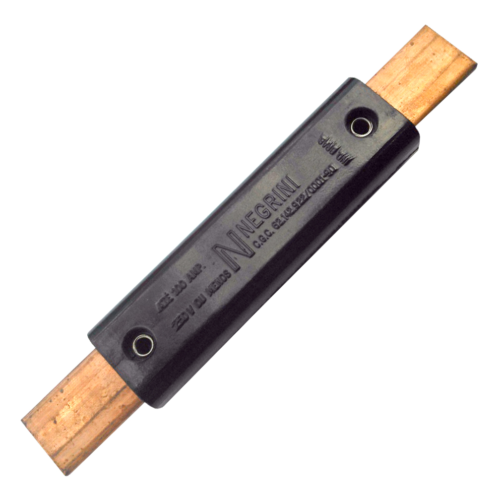 Fúsivel Tipo Faca 100a Preto Para Chave Cartucho Baquelite