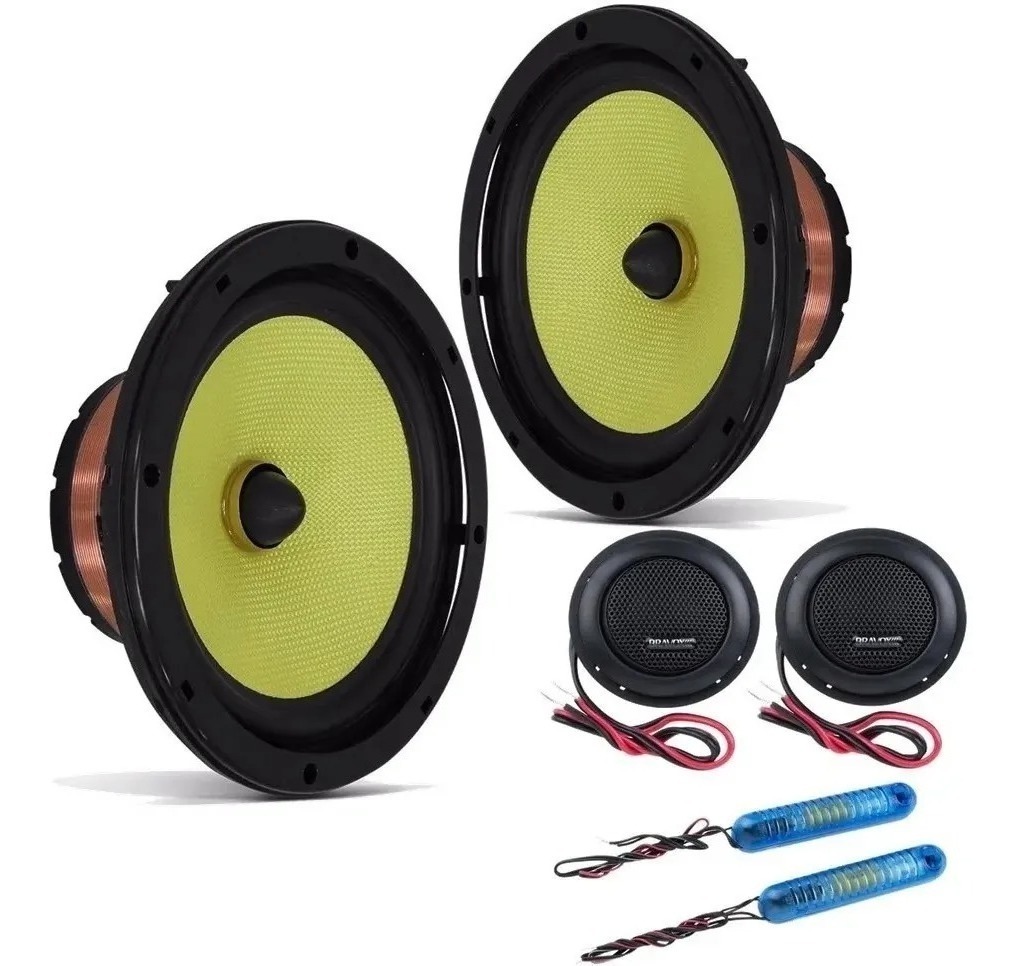 Kit Falante 2 Vias 6 Polegadas Bravox Cs60k Kevlar 160 Wrms