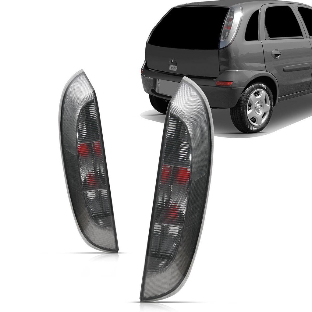 Par Lanterna Corsa Hatch 2002 2003 2004 2005 2006 2007 2008 2009 2010 2011 2012 Fumê em Oferta na Shopee