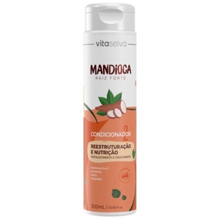 Condicionador Mandioca Raiz Forte 300ml Vita Seiva Reestruturação E Nutrição