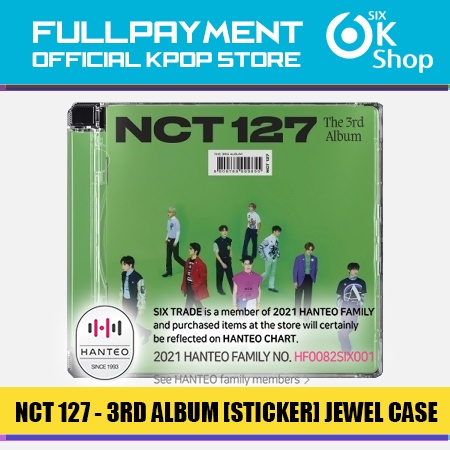 NCT 127 - 3rd Full Album STICKER Jewel case ver em Oferta na Shopee
