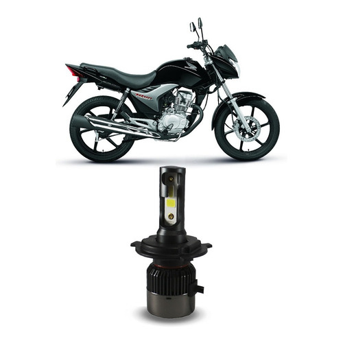 Lampada Ultra Led Farol 6000k Cg 150 Titan Ex / Mix Flex em Oferta na Shopee