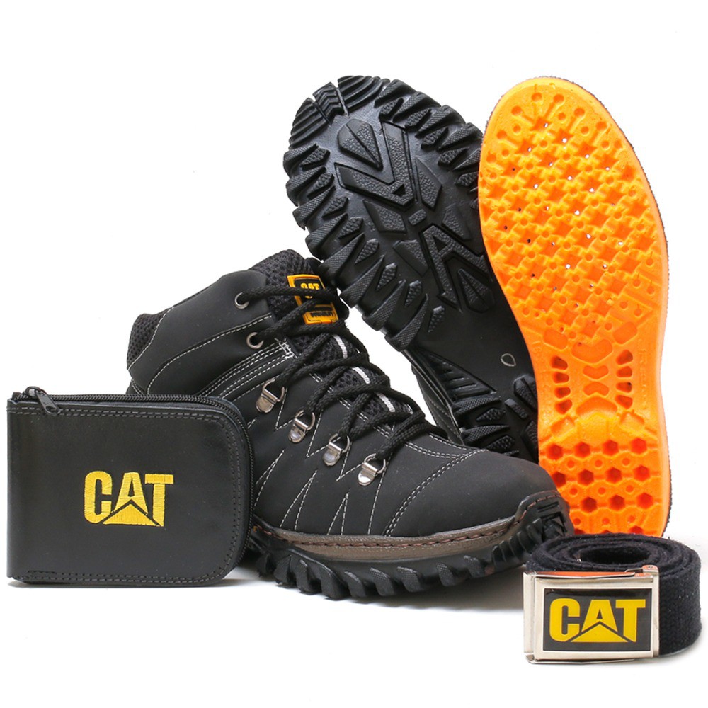 Bota Caterpillar Lançamento Kit de Acessórios