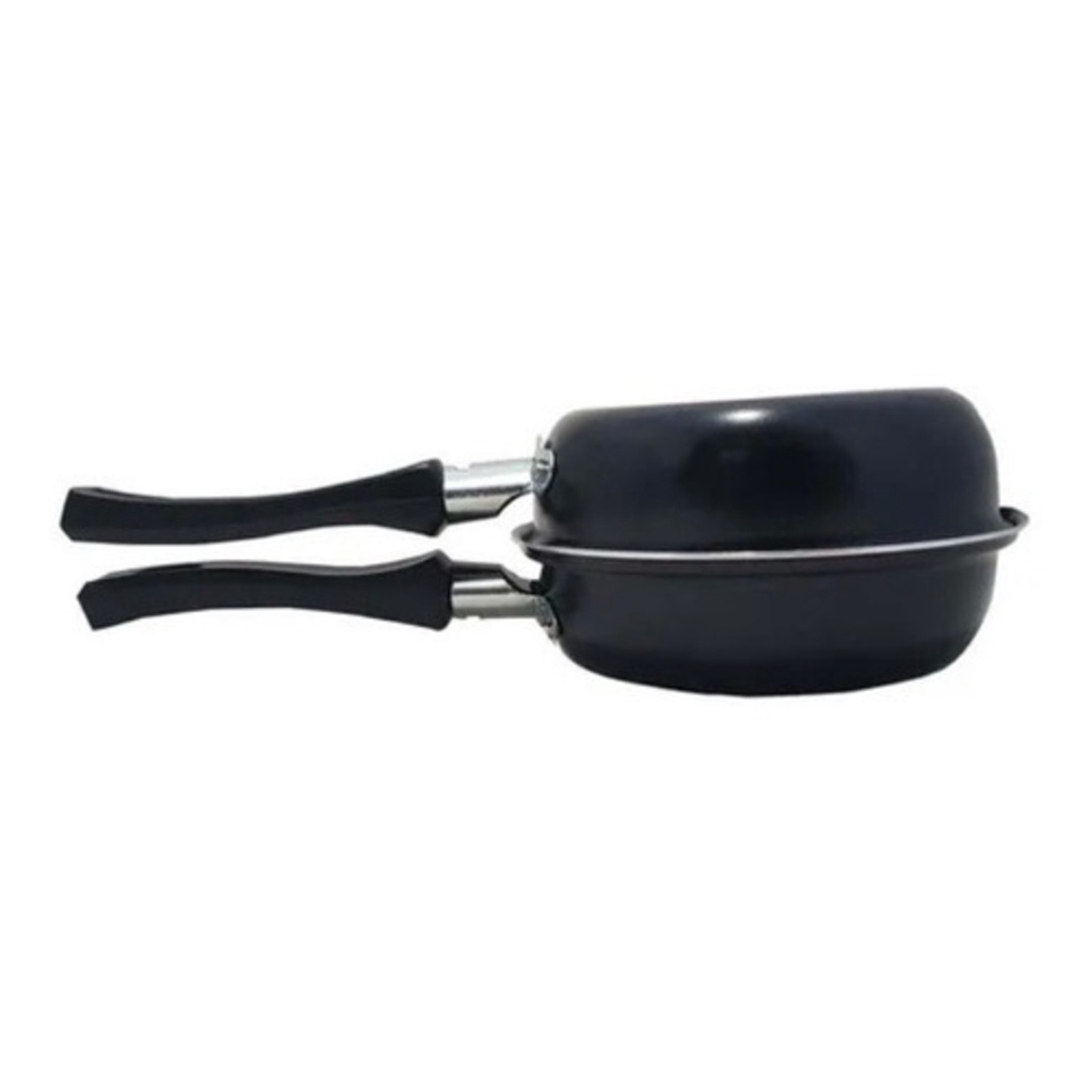 Frigideira Dupla  Face 14 Gourmet Multiflon Panquequeira Omeleteira Sanduicheira Batata Rosti