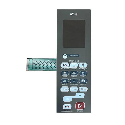 Membrana Teclado Microonda Brastemp Bmj38 Ar / Bmj 38 Ar